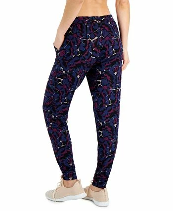 Alfani Women's Printed Jogger Pajama Pants, Created For Macy's 2 Alfani Women's Printed Jogger Pajama Pants, Created For Macy's - Image 2