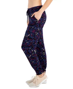 Alfani Women's Printed Jogger Pajama Pants, Created For Macy's 7 Alfani Women's Printed Jogger Pajama Pants, Created For Macy's -White Mark Shop 22292193 fpx