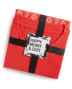 Jenni Plus Size Long Sleeve Mix It Packaged Pajama Set, Created For Macy's -White Mark Shop 22297657 fpx