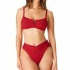 Bar III Ribbed Bikini Top & Bottoms, Created For Macy's