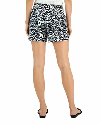 INC International Concepts Women's Printed Mid-Rise Pull-On Shorts, Created For Macy's 2 INC International Concepts Women's Printed Mid-Rise Pull-On Shorts, Created For Macy's - Image 2
