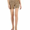 INC International Concepts Women's Curvy Printed Pull-On Shorts, Created For Macy's