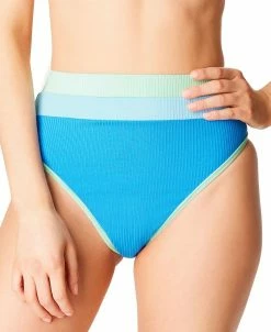 Jessica Simpson Uth Of Border High Waisted Swim Bottoms