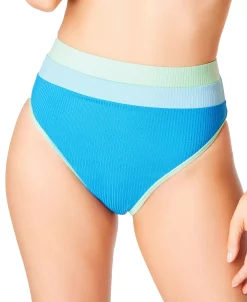 Jessica Simpson Uth Of Border High Waisted Swim Bottoms -White Mark Shop 22408989 fpx