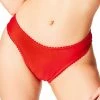 Jessica Simpson Women's Pretty In Pique High-Cut Cheeky Swim Bottoms