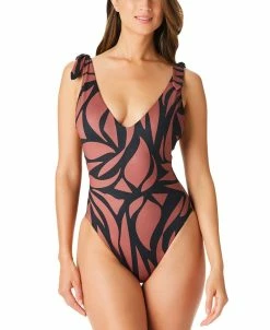 Sanctuary Abstract Animal High Leg Swimsuit