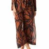 Sanctuary Women's Cotton Animal-Print Cover-Up Pants