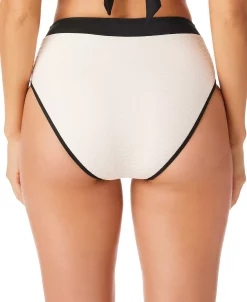 Sanctuary Women's Snake Bite Banded High-Leg Swim Bottoms -White Mark Shop 22444612 fpx