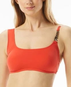 Michael Kors Women's Chain-Detail Bikini Top