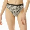 Michael Kors Women's Printed High-Leg Bikini Bottoms