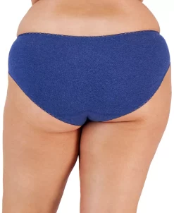 Charter Club Plus Size Pretty Cotton Bikini Underwear, Created For Macy's -White Mark Shop 22533855 fpx