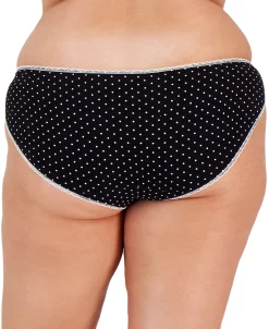 Charter Club Plus Size Pretty Cotton Bikini Underwear, Created For Macy's -White Mark Shop 22534120 fpx
