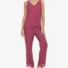 Flora By Flora Nikrooz Women's Frances Rib Tank 2 Piece Pajama Set