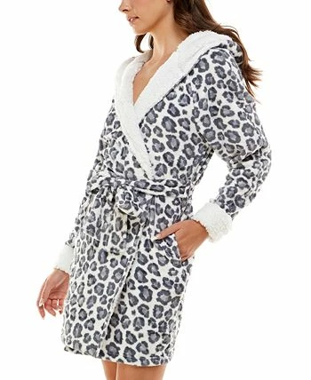 Roudelain Women's Deluxe Touch Hooded Fleece-Lined Robe 6 Roudelain Women's Deluxe Touch Hooded Fleece-Lined Robe - Image 6