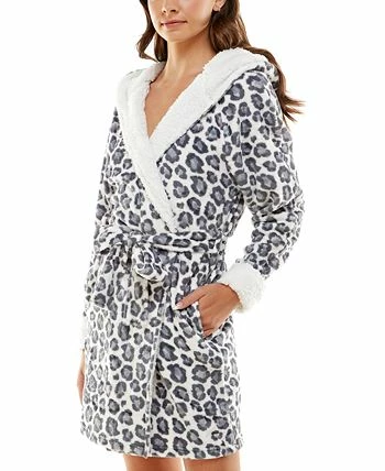 Roudelain Women's Deluxe Touch Hooded Fleece-Lined Robe 8 Roudelain Women's Deluxe Touch Hooded Fleece-Lined Robe - Image 8