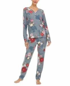 Flora By Flora Nikrooz Women's Colby Sweater Knit Pajamas Set -White Mark Shop 22635519 fpx