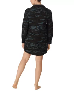 Sanctuary Women's Printed Long-Sleeve Flannel Sleepshirt 7 Sanctuary Women's Printed Long-Sleeve Flannel Sleepshirt -White Mark Shop 22676133 fpx