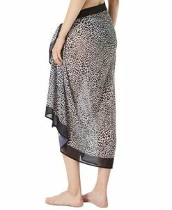 Michael Kors Women's Printed Chiffon Pareo -White Mark Shop 22702391 fpx