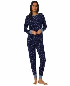 Lauren Ralph Lauren Women's Long Sleeve And Pants Pajama Set 7 Lauren Ralph Lauren Women's Long Sleeve And Pants Pajama Set -White Mark Shop 22781887 fpx