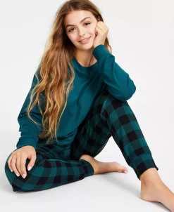 Jenni Women's Long Sleeve Mix It Packaged Pajama Set, Created For Macy's -White Mark Shop 22783212 fpx