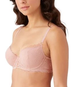 B.TEMPT'D B.tempt’d By Wacoal Women's No Strings Attached Contour Balconette Bra -White Mark Shop 22812545 fpx