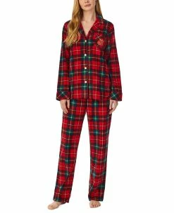 Lauren Ralph Lauren Petite Floral Microfleece Packaged Pajamas Set