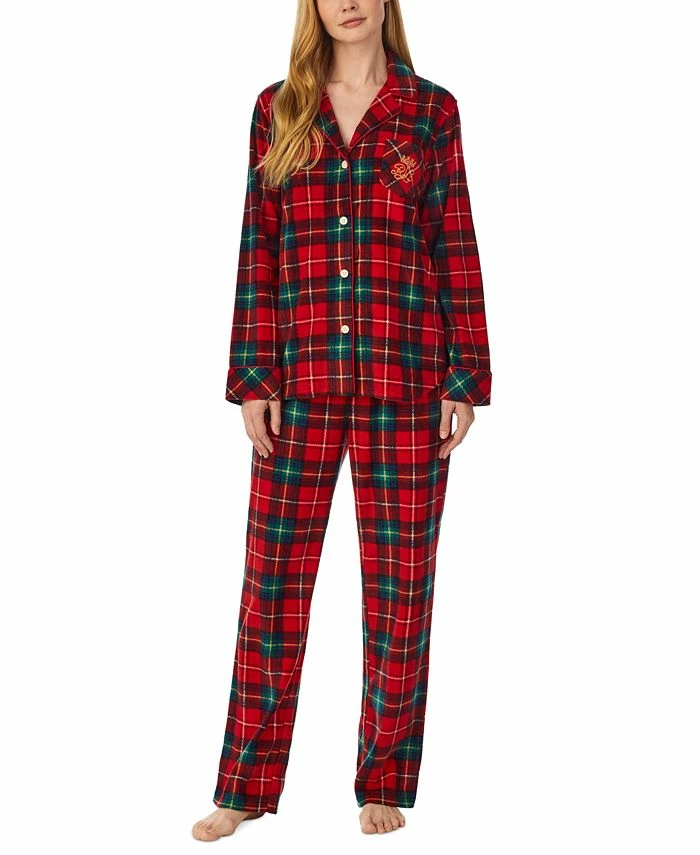 Lauren Ralph Lauren Petite Floral Microfleece Packaged Pajamas Set 1 Lauren Ralph Lauren Petite Floral Microfleece Packaged Pajamas Set