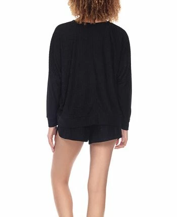 Honeydew Women's Night Owl Rib Terry Cloth Lounge Set, 2 Piece 2 Honeydew Women's Night Owl Rib Terry Cloth Lounge Set, 2 Piece - Image 2