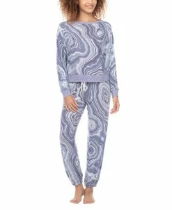 Honeydew Women's Printed Brushed Jersey Lounge Set