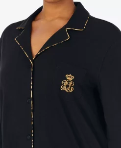 Lauren Ralph Lauren Plus Size Notched-Collar Pajamas Set -White Mark Shop 22914015 fpx