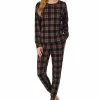 Lauren Ralph Lauren Women's Long-Sleeve Plaid Pajamas Set