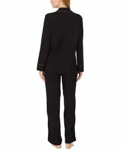 Lauren Ralph Lauren Women's Notched-Collar Pajamas Set -White Mark Shop 22914111 fpx