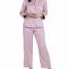 Miss Elaine Women's Notched-Collar Pajamas Set