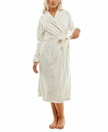 Jaclyn Intimates Roudelain Women's Deluxe Touch Shawl-Collar Belted Robe 3 Jaclyn Intimates Roudelain Women's Deluxe Touch Shawl-Collar Belted Robe - Image 3