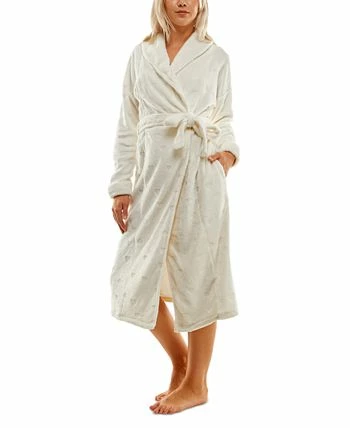 Jaclyn Intimates Roudelain Women's Deluxe Touch Shawl-Collar Belted Robe 8 Jaclyn Intimates Roudelain Women's Deluxe Touch Shawl-Collar Belted Robe - Image 8