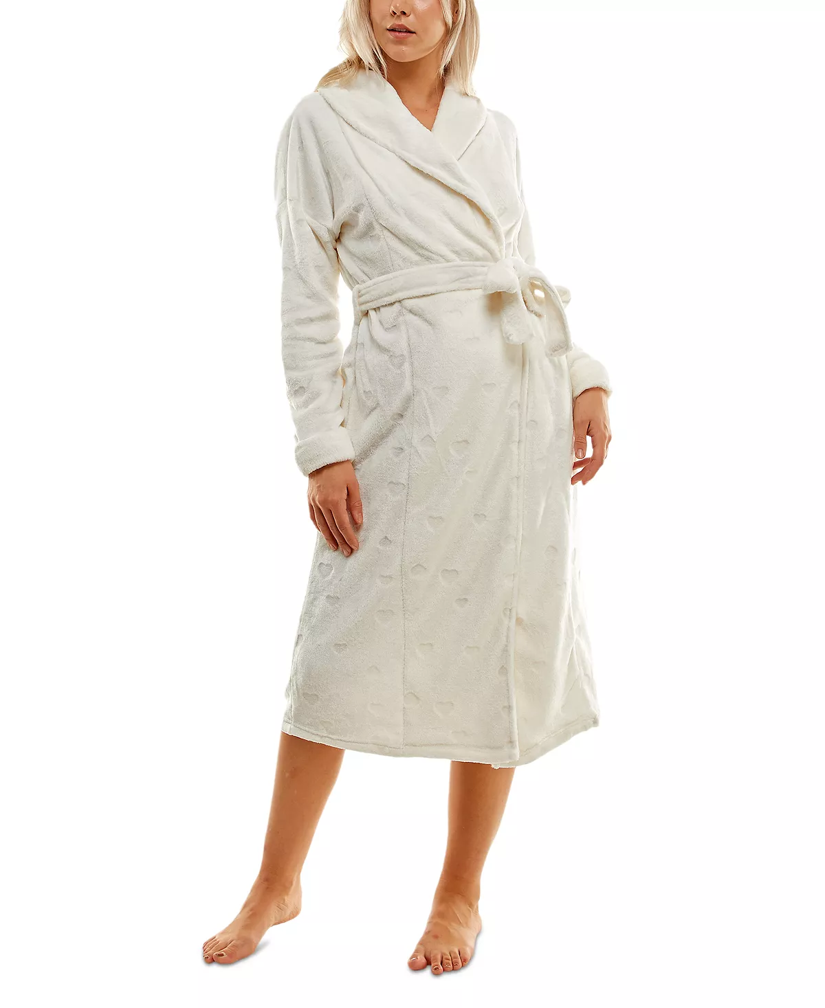 Jaclyn Intimates Roudelain Women's Deluxe Touch Shawl-Collar Belted Robe 9 Jaclyn Intimates Roudelain Women's Deluxe Touch Shawl-Collar Belted Robe - Image 9
