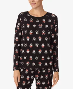 Disney Women's Mickey & Minnie Mouse Sleep Top 14 Disney Women's Mickey & Minnie Mouse Sleep Top -White Mark Shop 22936908 fpx