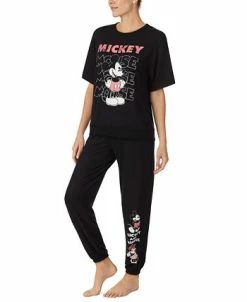 Disney Women's Mickey Mouse Short-Sleeve Sleep Top 9 Disney Women's Mickey Mouse Short-Sleeve Sleep Top -White Mark Shop 22936956 fpx