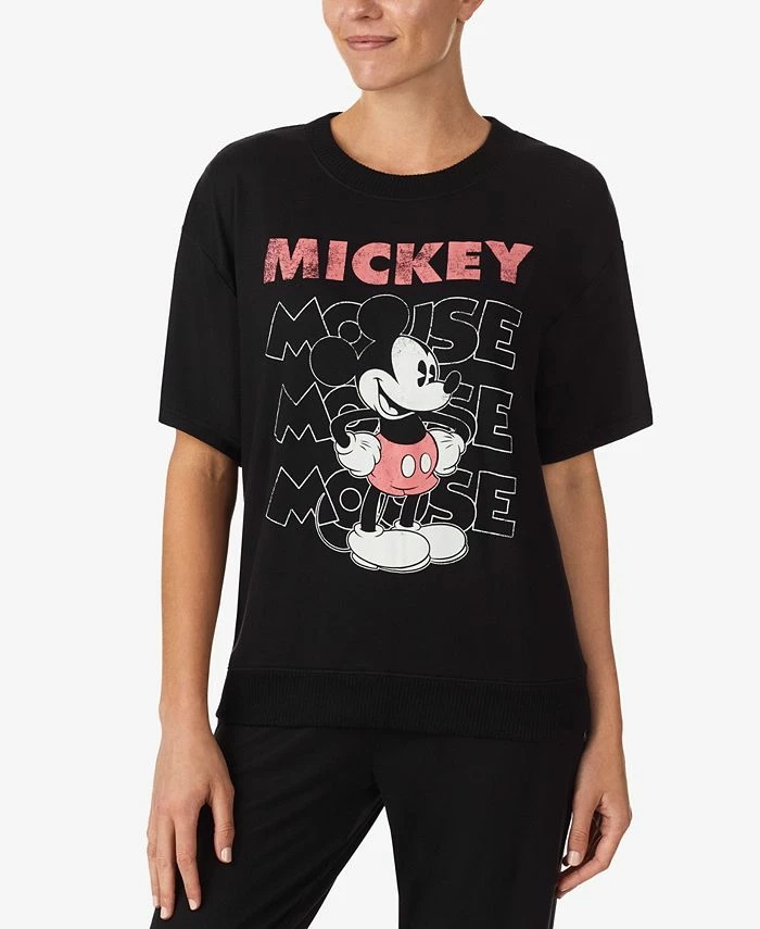 Disney Women's Mickey Mouse Short-Sleeve Sleep Top 4 Disney Women's Mickey Mouse Short-Sleeve Sleep Top - Image 4