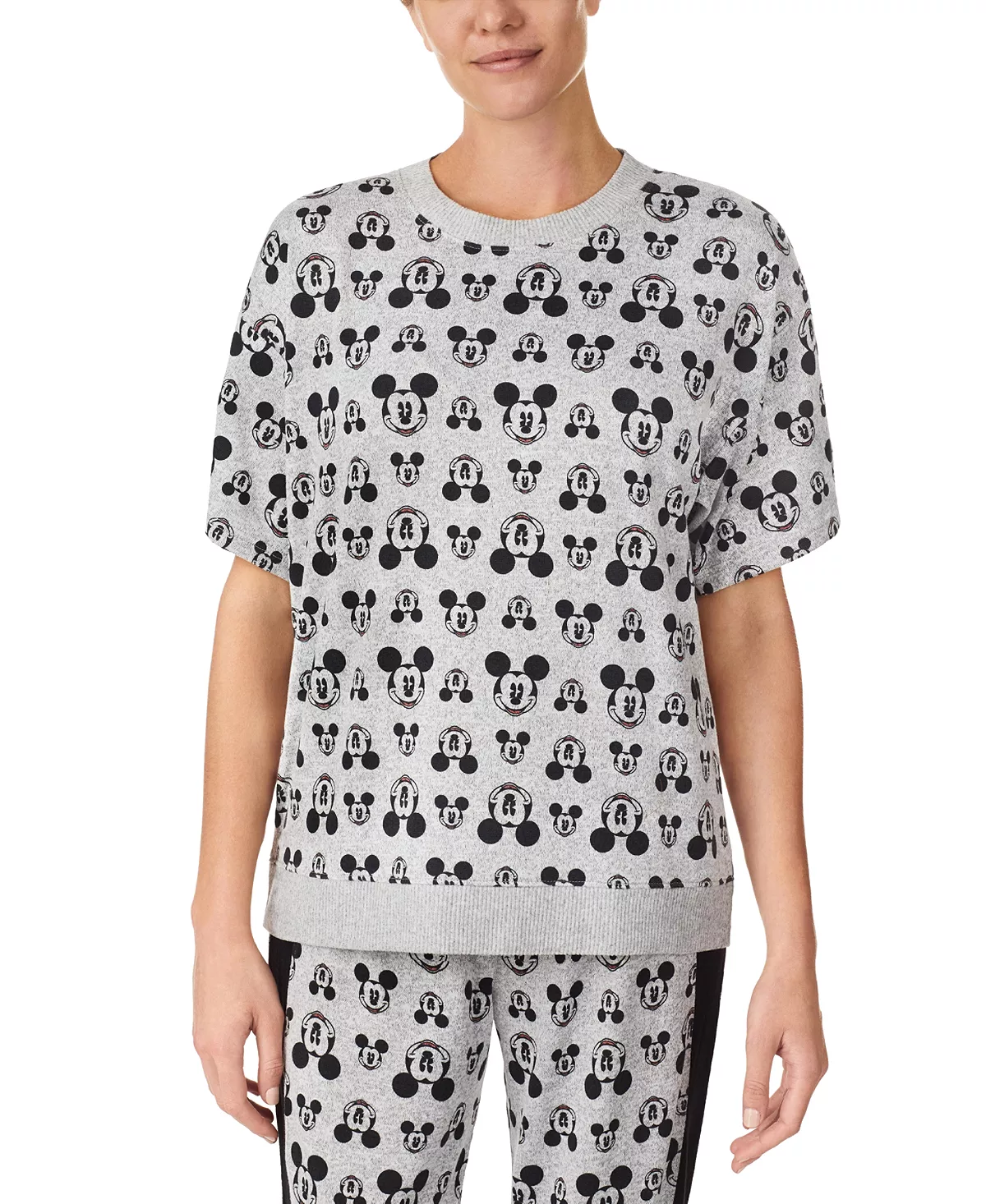 Disney Women's Mickey Mouse Short-Sleeve Sleep Top 7 Disney Women's Mickey Mouse Short-Sleeve Sleep Top - Image 7