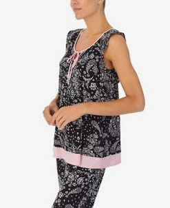 Ellen Tracy Women's Cap Sleeve Pajamas Set 8 Ellen Tracy Women's Cap Sleeve Pajamas Set -White Mark Shop 22942708 fpx