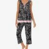 Ellen Tracy Women's Cap Sleeve Pajamas Set