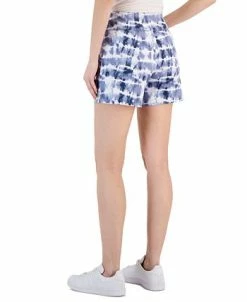 Alternative view of INC International Concepts Women's Mid Rise Tie-Dyed Shorts, Created For Macy's