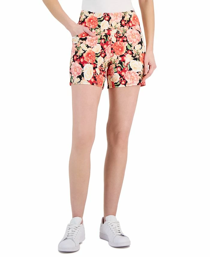 INC International Concepts Women's High Rise Floral-Print Shorts, Created For Macy's 1 INC International Concepts Women's High Rise Floral-Print Shorts, Created For Macy's