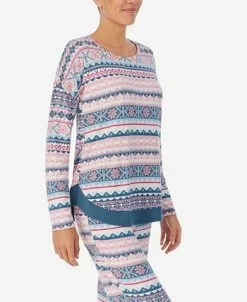 Ellen Tracy Women's Long Sleeve Crew Neck Pajama Set 7 Ellen Tracy Women's Long Sleeve Crew Neck Pajama Set -White Mark Shop 22991077 fpx
