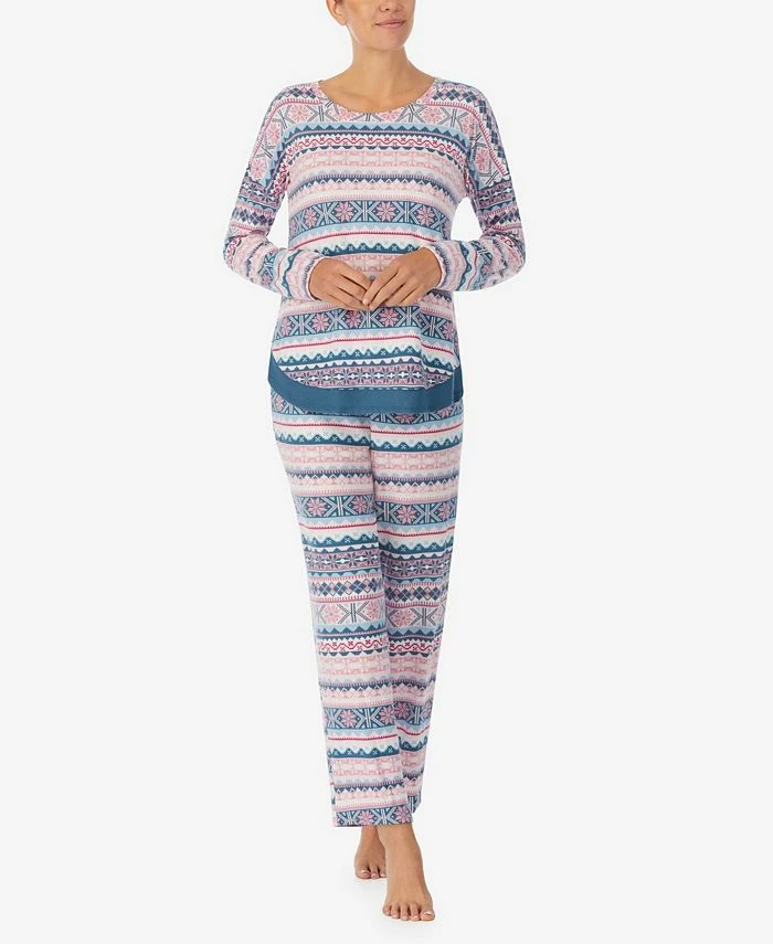 Ellen Tracy Women's Long Sleeve Crew Neck Pajama Set 1 Ellen Tracy Women's Long Sleeve Crew Neck Pajama Set