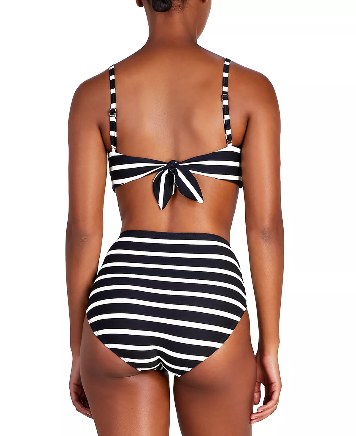 Kate Spade New York Women's Square Neck Bikini Top & High-Waist Bikini Bottoms 2 Kate Spade New York Women's Square Neck Bikini Top & High-Waist Bikini Bottoms - Image 2