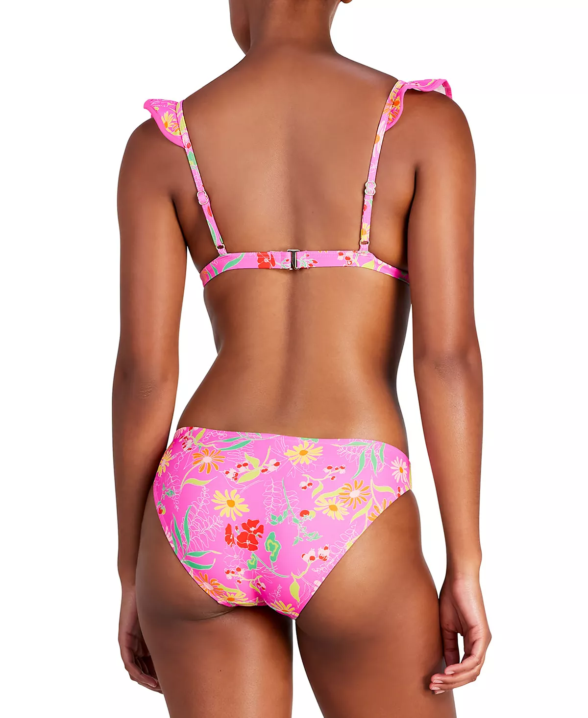 Kate Spade New York Women's Ruffle V-Neck Bikini Top & Bottoms 2 Kate Spade New York Women's Ruffle V-Neck Bikini Top & Bottoms - Image 2