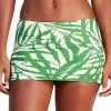 Kate Spade New York Women's Printed Side-Shirred Swim Skirt