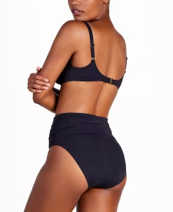 Kate Spade New York Women's Shirred Underwire Bikini Top & Shirred Bikini Bottoms 3 Kate Spade New York Women's Shirred Underwire Bikini Top & Shirred Bikini Bottoms -White Mark Shop 23013390 fpx